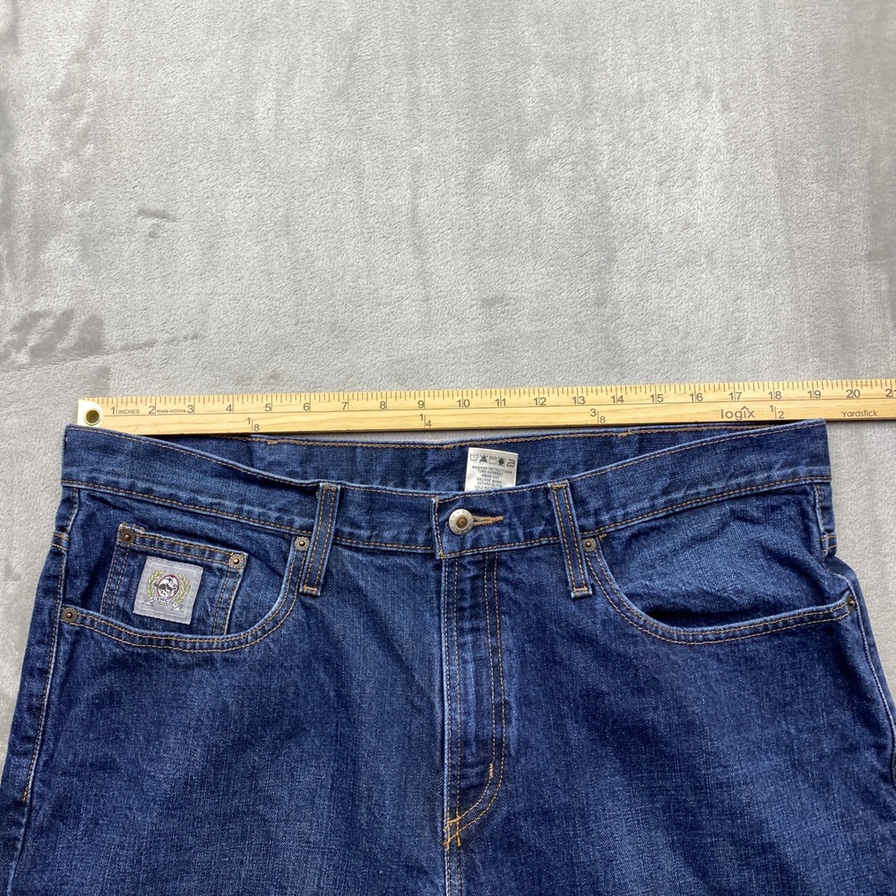 Cinch‎ Jeans Mens Dark Wash Bootcut Denim Cotton Casual Workwear Sz 38 Fits 37" - Picture 5 of 9